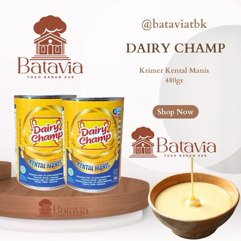 

Dairy Champ Krimer Kental Manis 480gr