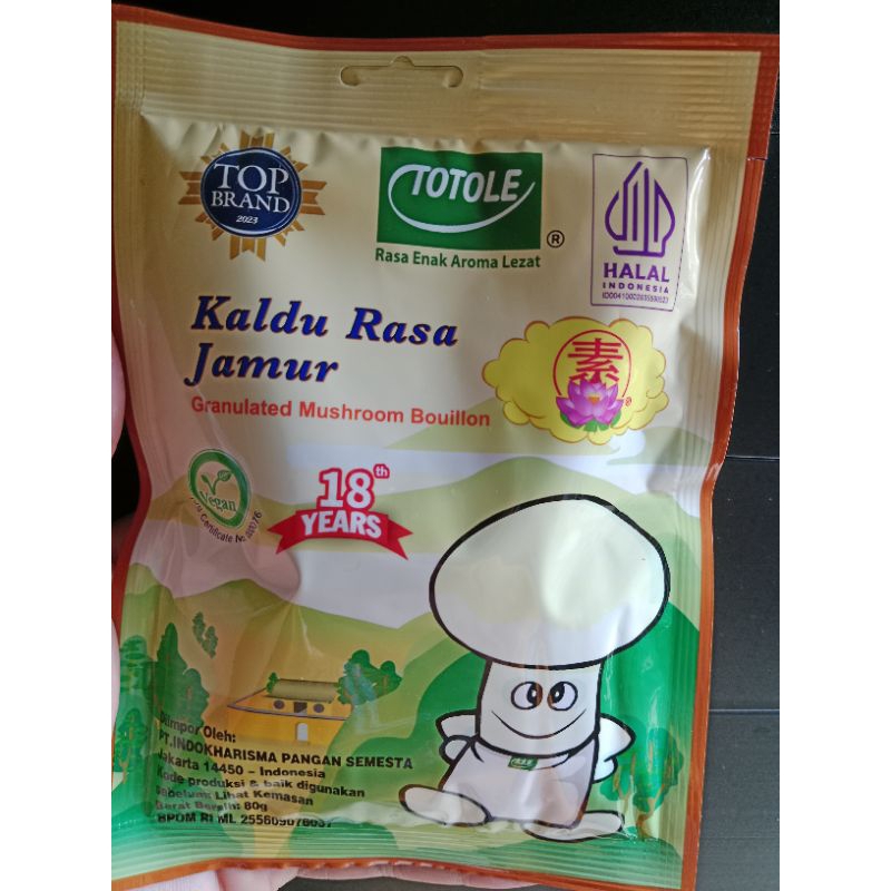 

Totole Kaldu Rasa Kamur Kemasan 80 Gram