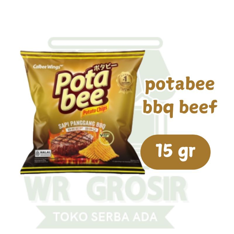 

Calbee Wings Potato Bee Sapi Panggang BBQ 15 gr(renteng)