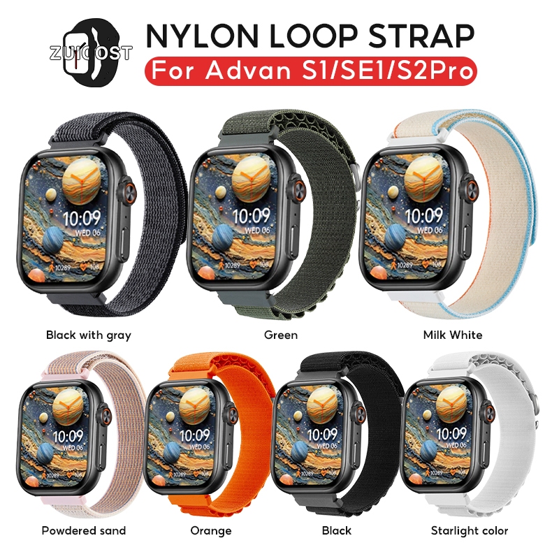 Advan Smartwatch Strap 22MM Strap Nylon Smartwatch Advan W1/S1/Advan S2 Pro/Advan S1 Ai Voice