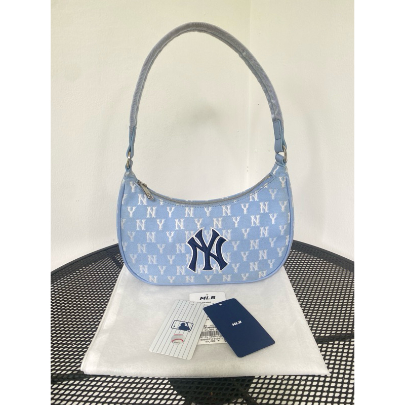 ORI Jacquard Hobo Bag Monogram MLB Blue
