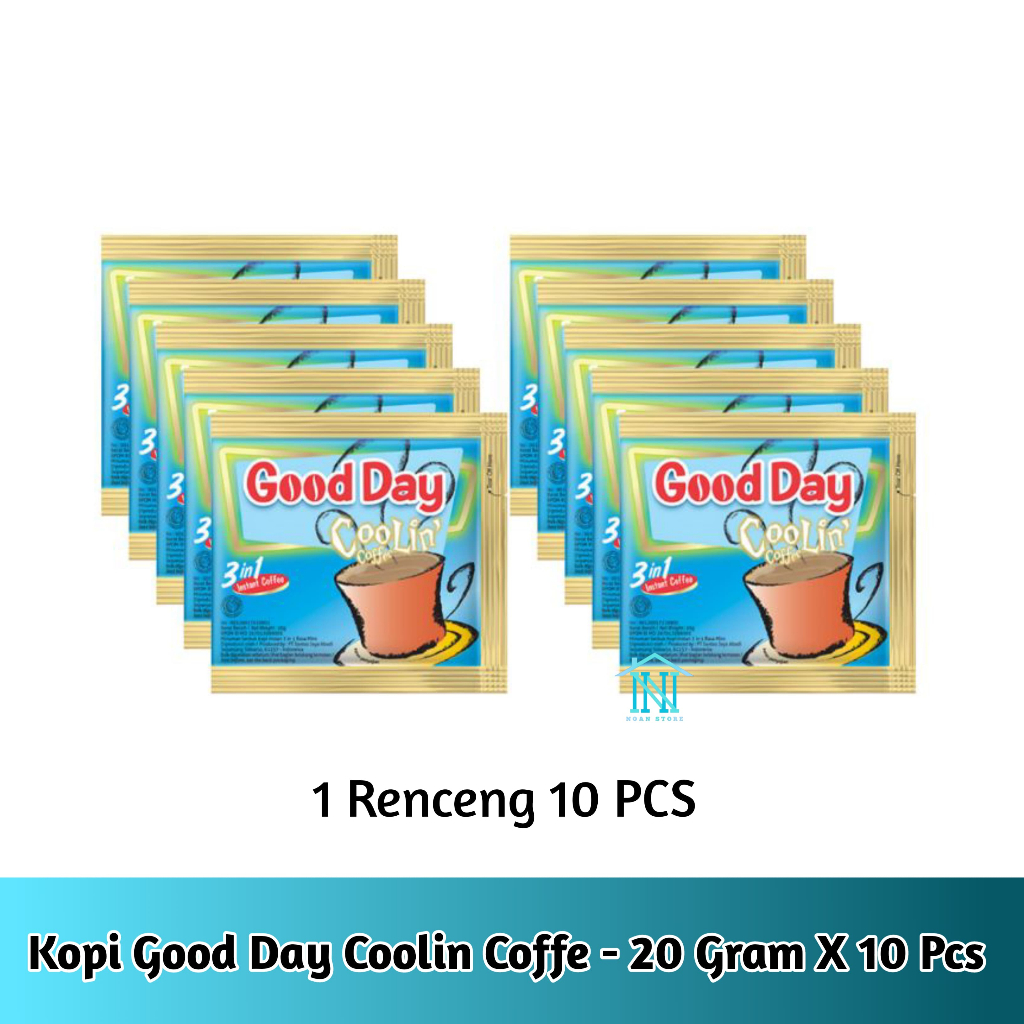 

Kopi God Day Coolin Coffe 3In1 - 20 Gram X 10 Sachet