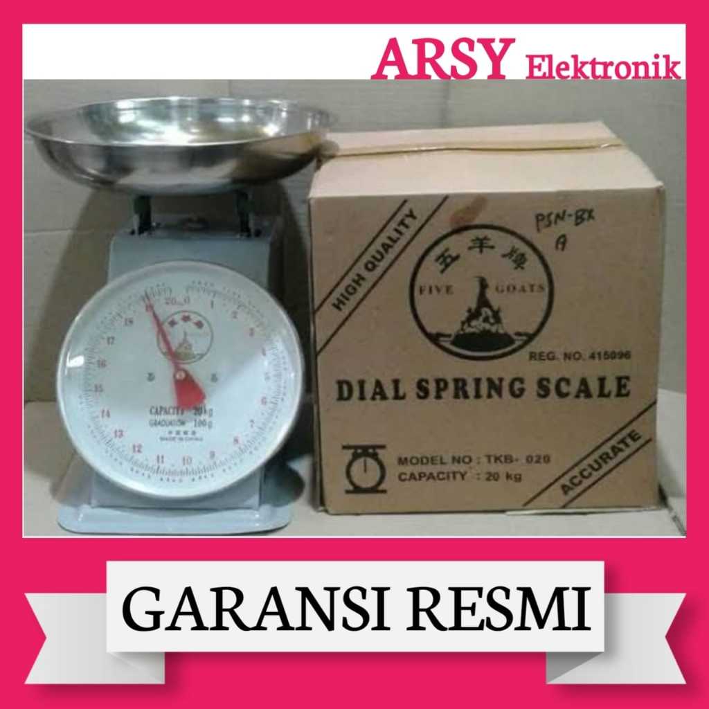 TIMBANGAN DIAL SPRING SCALE 20KG SP-20