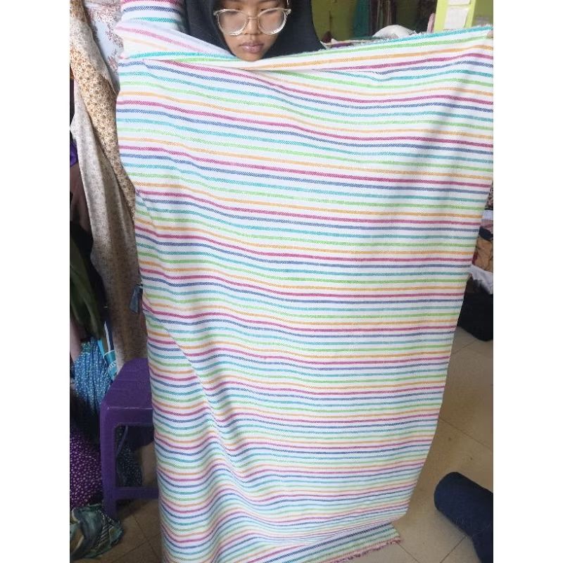 kain selimut lurik rumah sakit(harga per 0,5m)