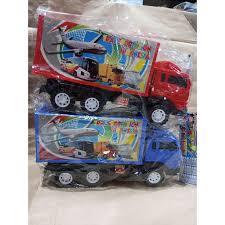 MAINAN ST 2063 TRUK BOX JUMBO WARNA WARNI PANJANG +- 40 CM KEMASAN KANTONG PLASTIK + BUBBLE WRAP