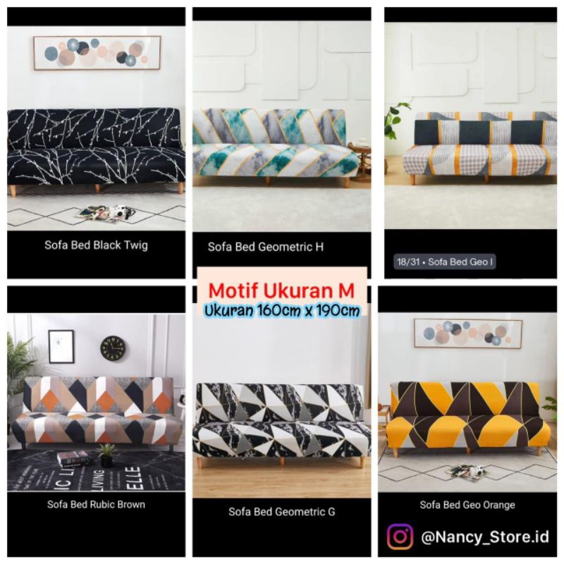 N5 Cover Sofa alas sofa bed sarung sofa Lipat Sarung Sofa Elastis