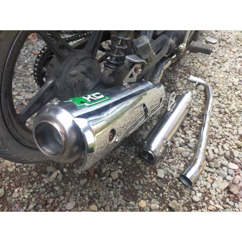 KNALPOT STANDAR RACING VEGA JUPITER MEREK RKC INLET 50MM MOTOR VEGA R VEGA ZR JUPITER Z DLL