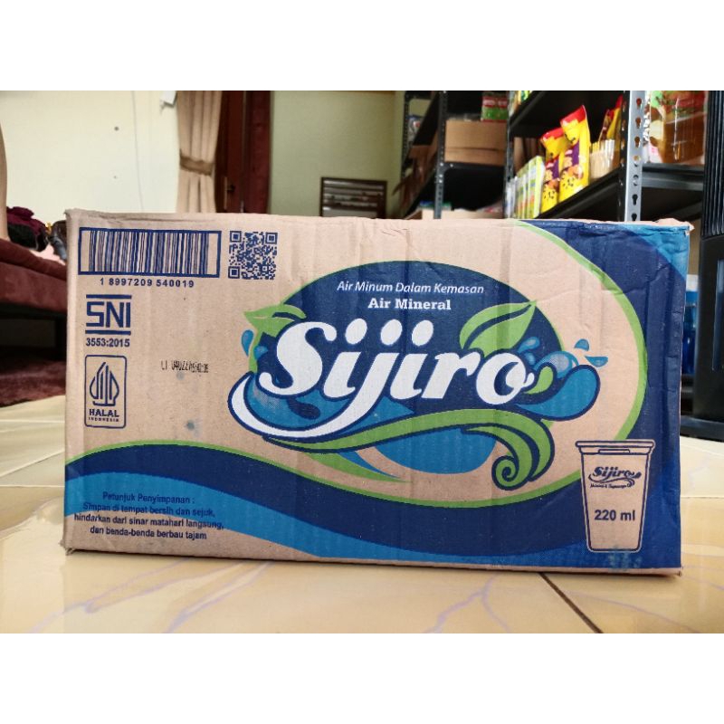 

Sijiro Air Mineral Dus 48 x 220 ml