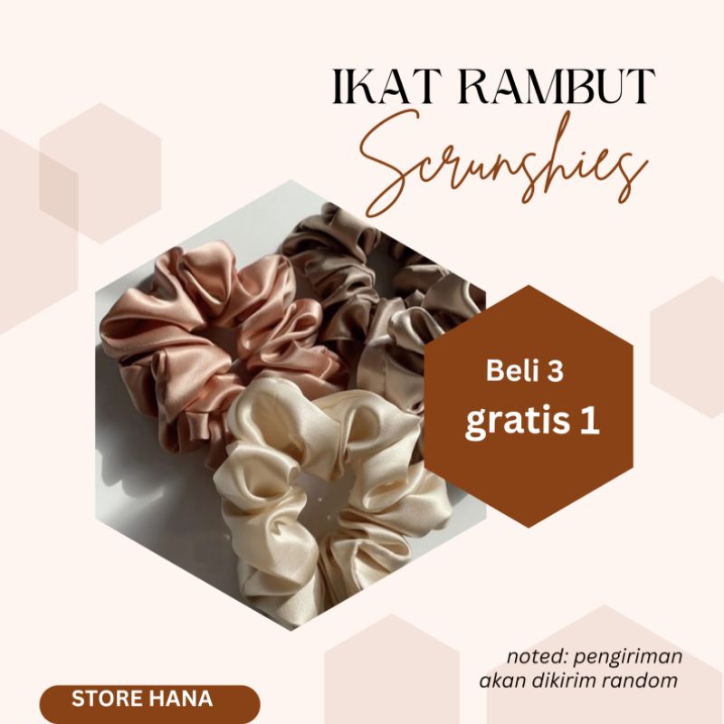 SCRUNSHIES/IKAT RAMBUT/ASESORIS RAMBUT