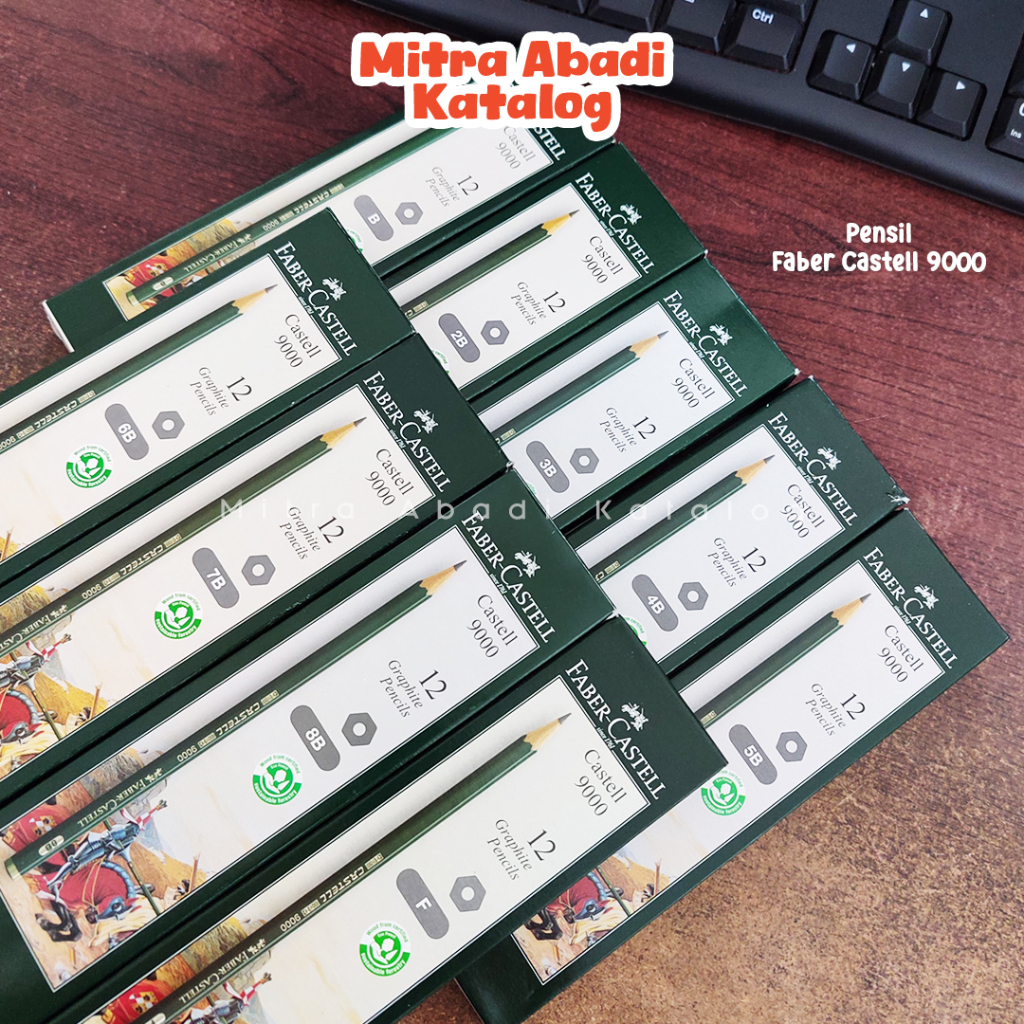 

(3 PCS) PENSIL FABER CASTELL ARMY / ORIGINAL F, 6H, 5H, 4H, 3H, 2H, H, HB, 2B, 3B, 4B, 5B, 6B, 7B, 8B SKETCH PENCIL KAYU PENA ORIGINAL MENULIS GRAPHITE MENGGAMBAR SKET ANAK ALAT TULIS SEKOLAH KULIAH ATK KANTOR STATIONERY MURAH / MITRA ABADI KATALOG JOGJA
