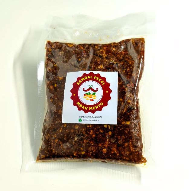 

Sambal Pecel Madiun Mbah Merto - 200gram - Sedang