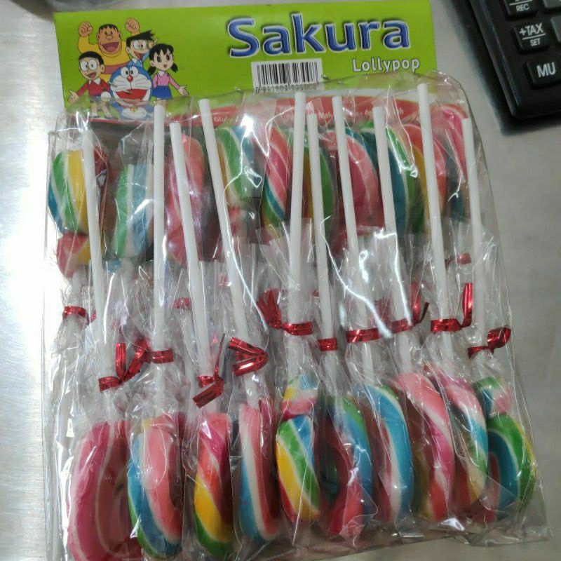 

Permen lollypop Bulat Sakura Isi 20 pcs
