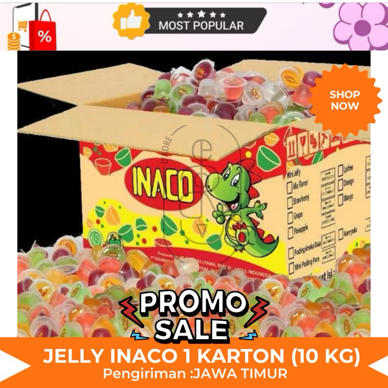 

Inaco Mini Jelly Mix Fruit 10 Kilo PROMO!!