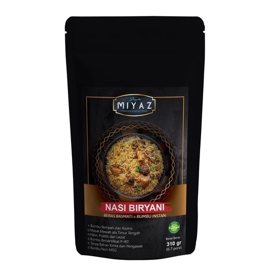 

MIYAZ BASMATI NASI BRIYANI PCH 310GR 2407090001