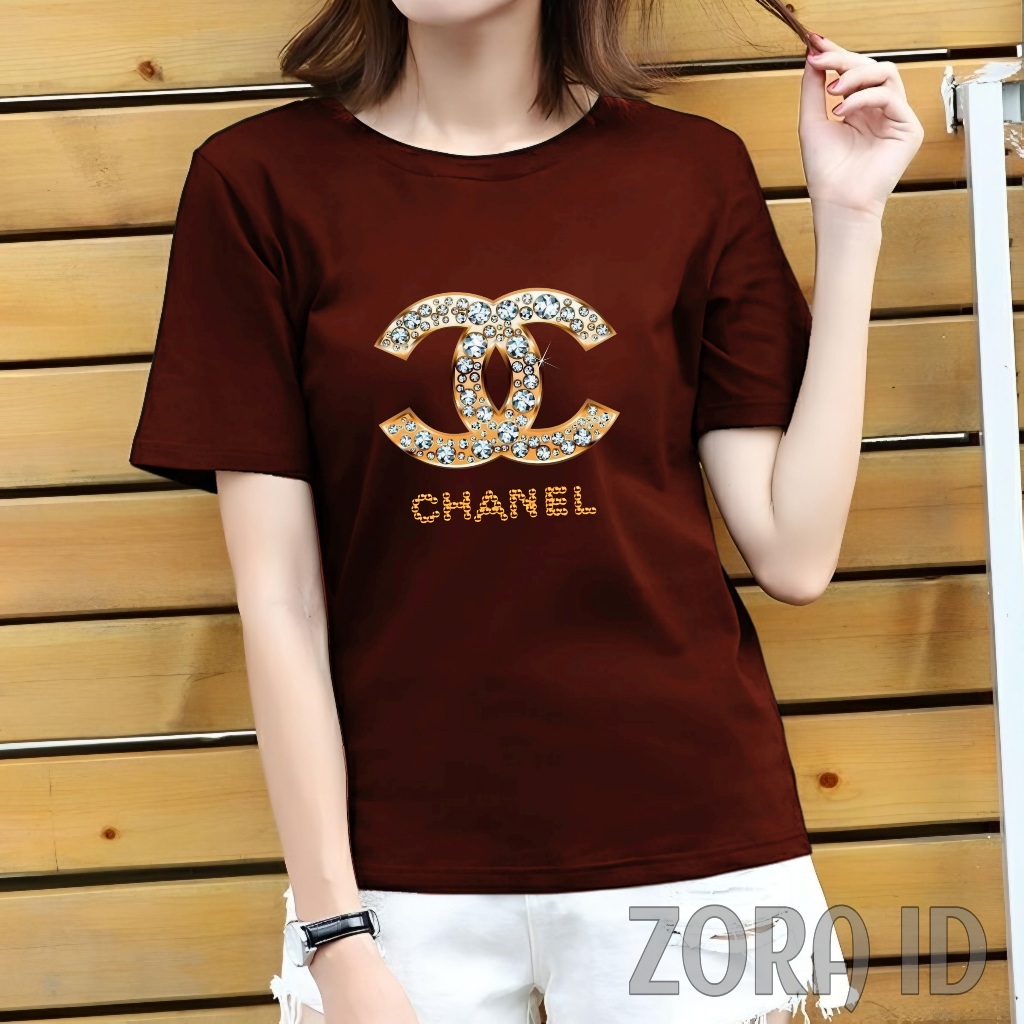 ZORA ID KAOS TSHIRT WANITA DEWASA KEKINIAN / ATASAN KAOS WANITA DEWASA KEKINIAN / KAOS LENGAN PENDEK