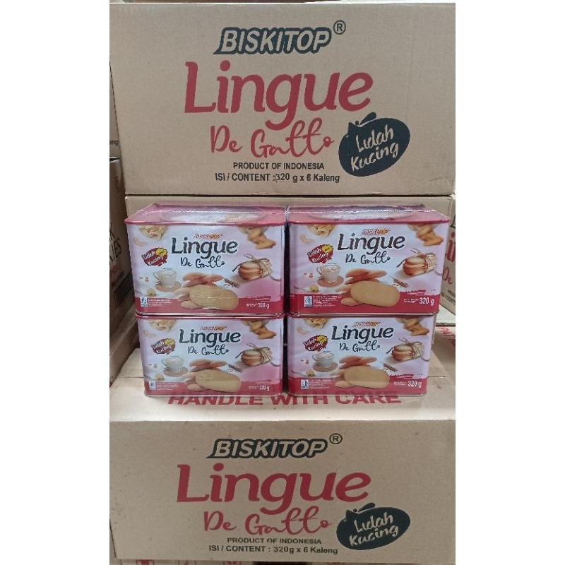

Biskitop Biskuit Lingue/lidah kucing 320gr
