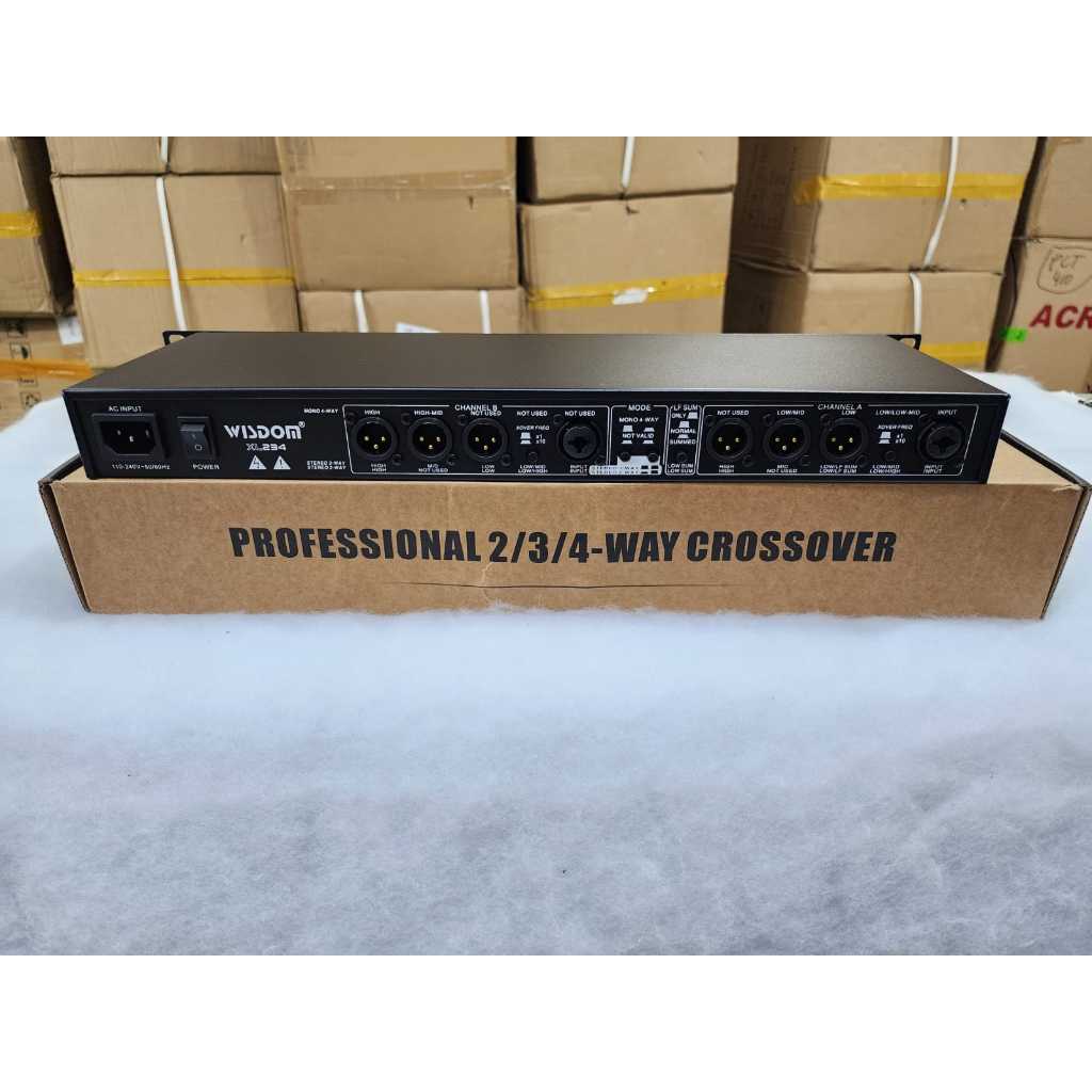 Wisdom XL234 / XL 234 – Crossover Aktif audio profesional original