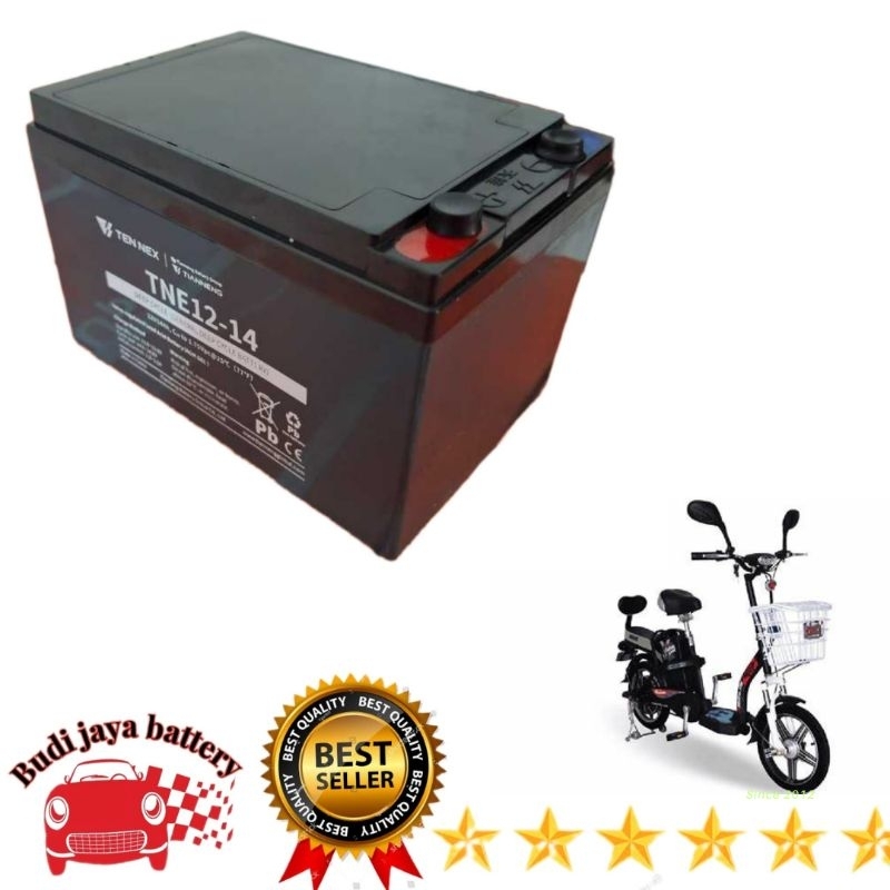 AKI SELIS SEPEDA LISTRIK 12 VOLT 14 AMPER