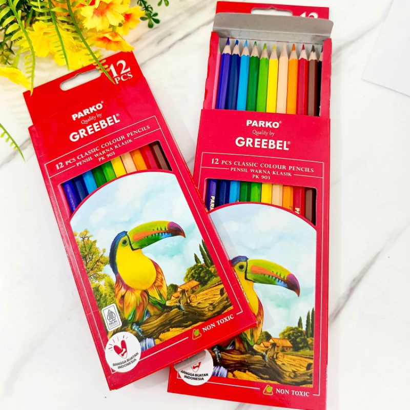 

Pensil Warna Parko Greebel Classic PK 903 12 Warna