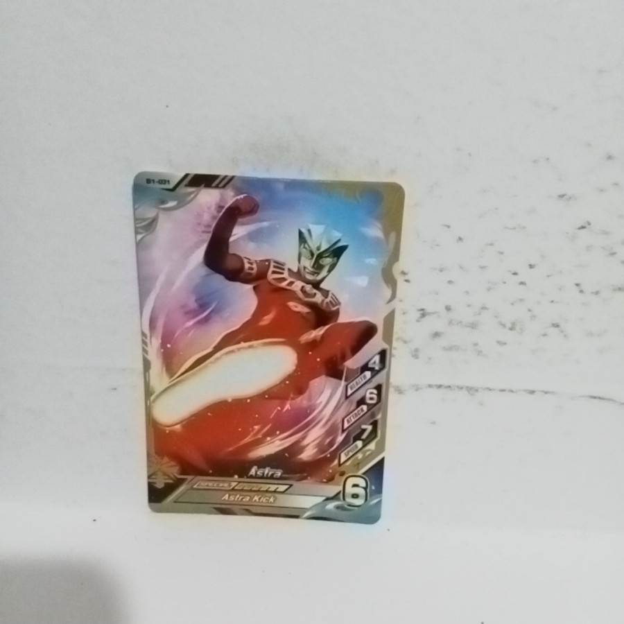 Paket Kartu Ultraman Fusion Fight R/b R Astra B1-031