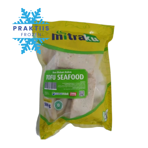 MITRAKU TOFU SEAFOOD 500GR / OLAHAN IKAN KUKUS