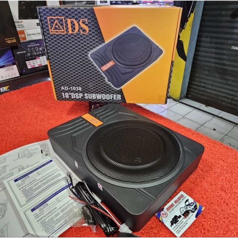 Subwoofer Kolong Aktif ADS AD-1038 Subwoofer 10 in