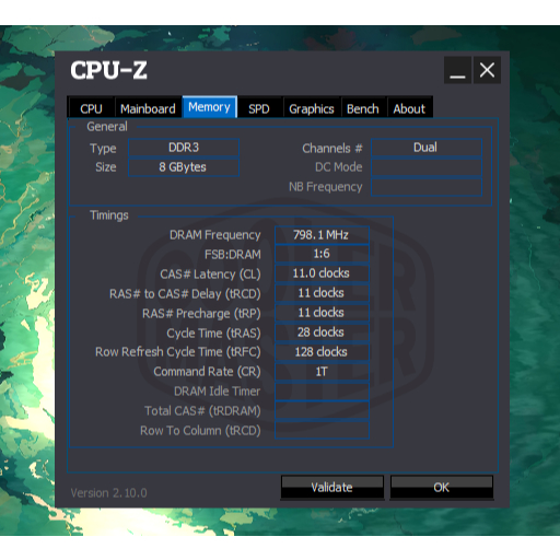 RAM Imperion DDR3 4GB x 2  (Total 8GB) 1600 MHz