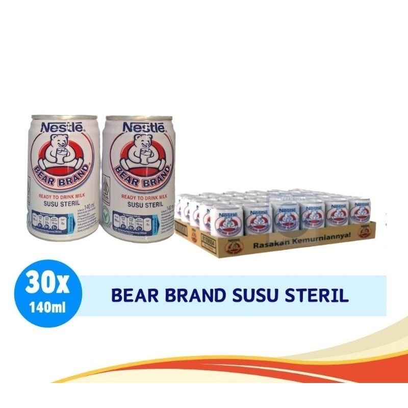 

(PROMO)BEAR BRAND 140ML ISI 30PCS