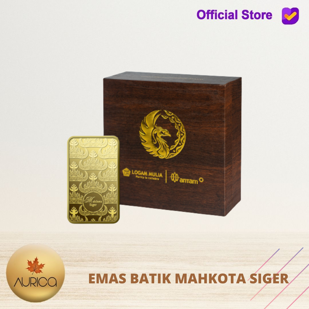 Emas Batik Mahkota Siger 10 Gram dan 20 Gram