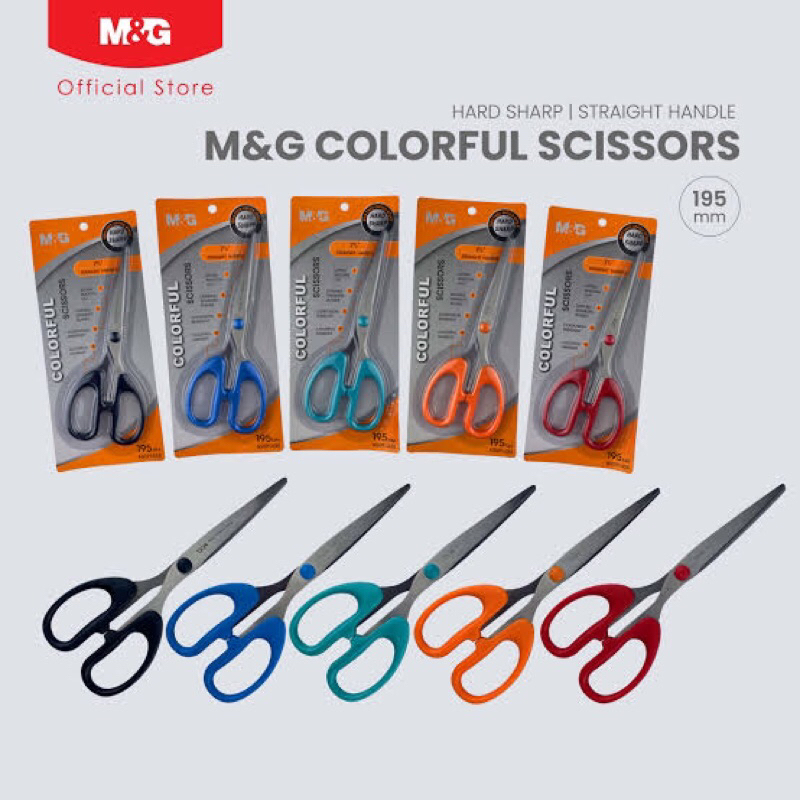 

M&G Stationery Colorfull Scissor 19,5cm / Gunting stainless