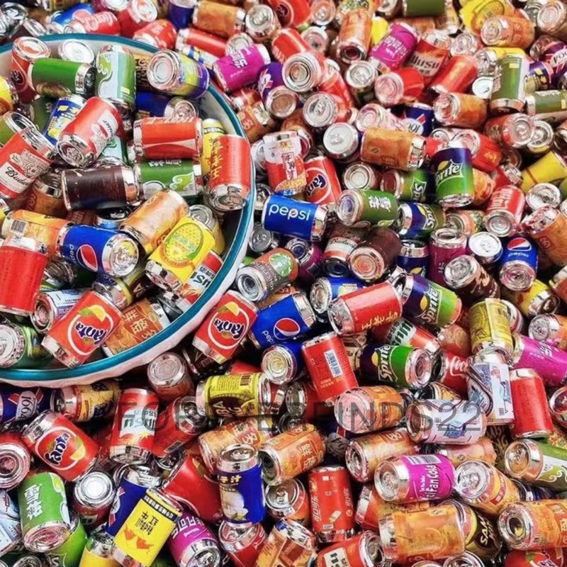 MINIATUR MINUMAN KALENG/PAJANGAN MINUMAN KALENG//MINIATUR MINUMAN/DIY MINUMAN KALENG/MANIK-MANIK MIN