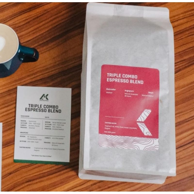 

Triple Combo Espresso Blend Arahkopirig Roasted Beans
