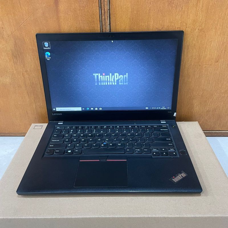 Laptop Lenovo Thinkpad T470, Gaming, Editing, Ngebut, Super SLIM, Mulus, Lengkap, Black