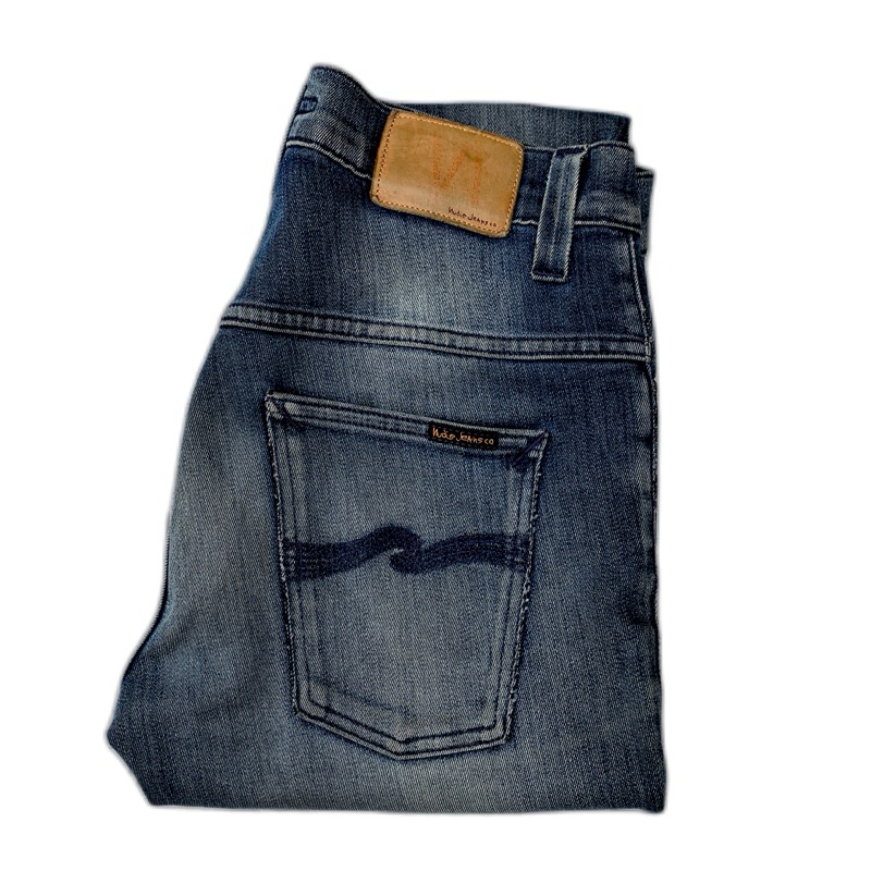 Preloved NUDIE Jeans second size 30 fit 31-32 Original ITALY Good Condition