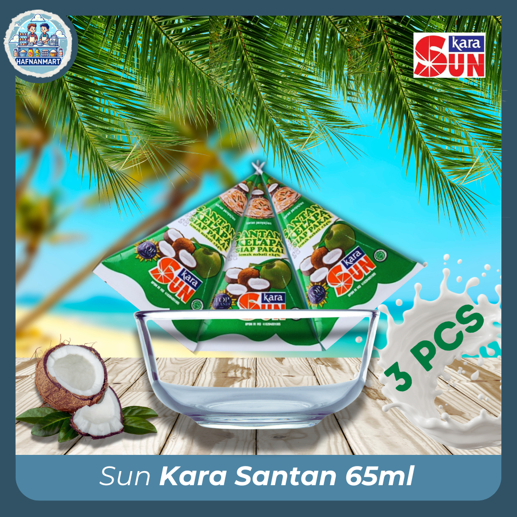 

3 Pcs - Sun Kara Santan Kelapa Cair 65ml