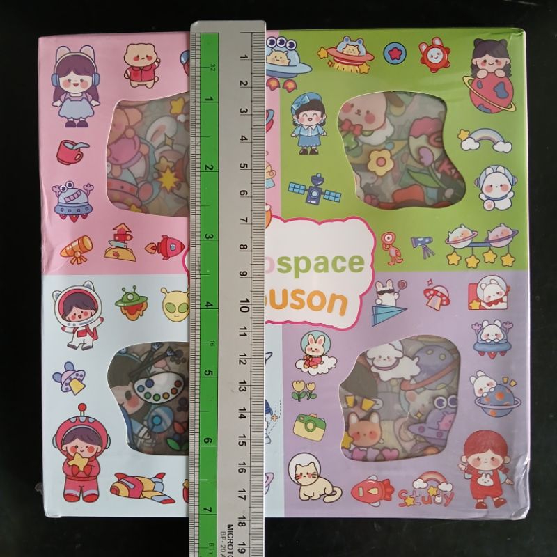 

stiker kaca 1 box karakter anak