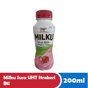 

MILKU SUSU UHT STROBERI BTL 200mL