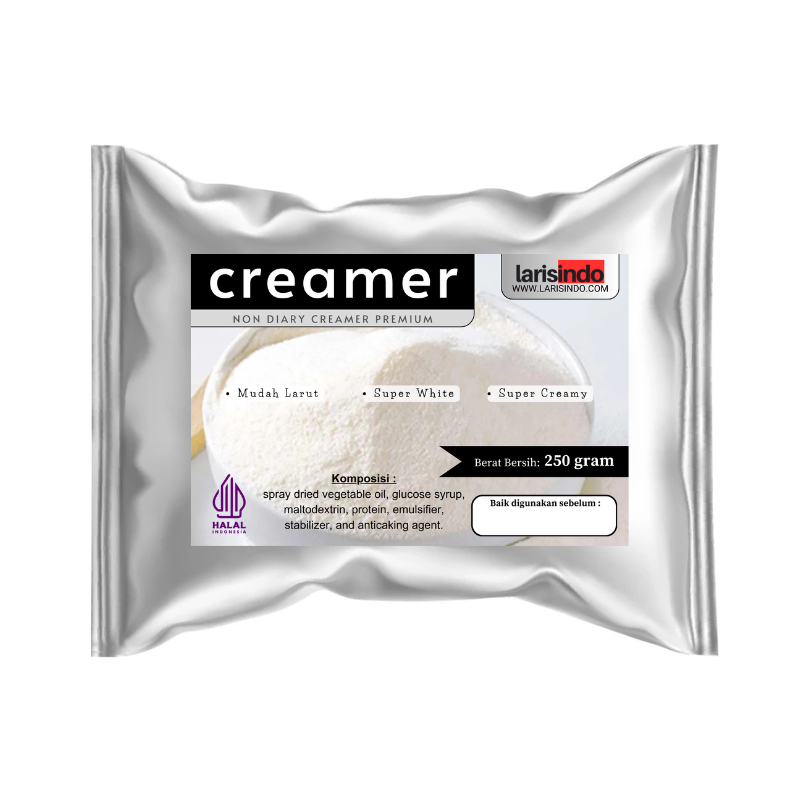 

Krimer Premium Serbaguna LARIS Creamer Kemasan Ekonomis 250 Gram