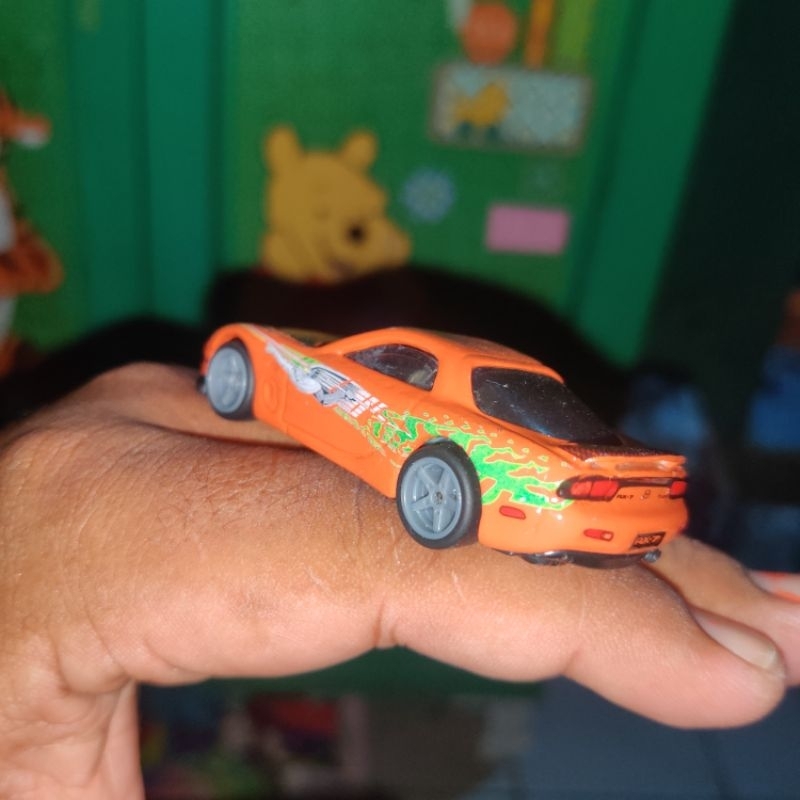 hot wheels mazda rx7 custom warna decal full ban karet