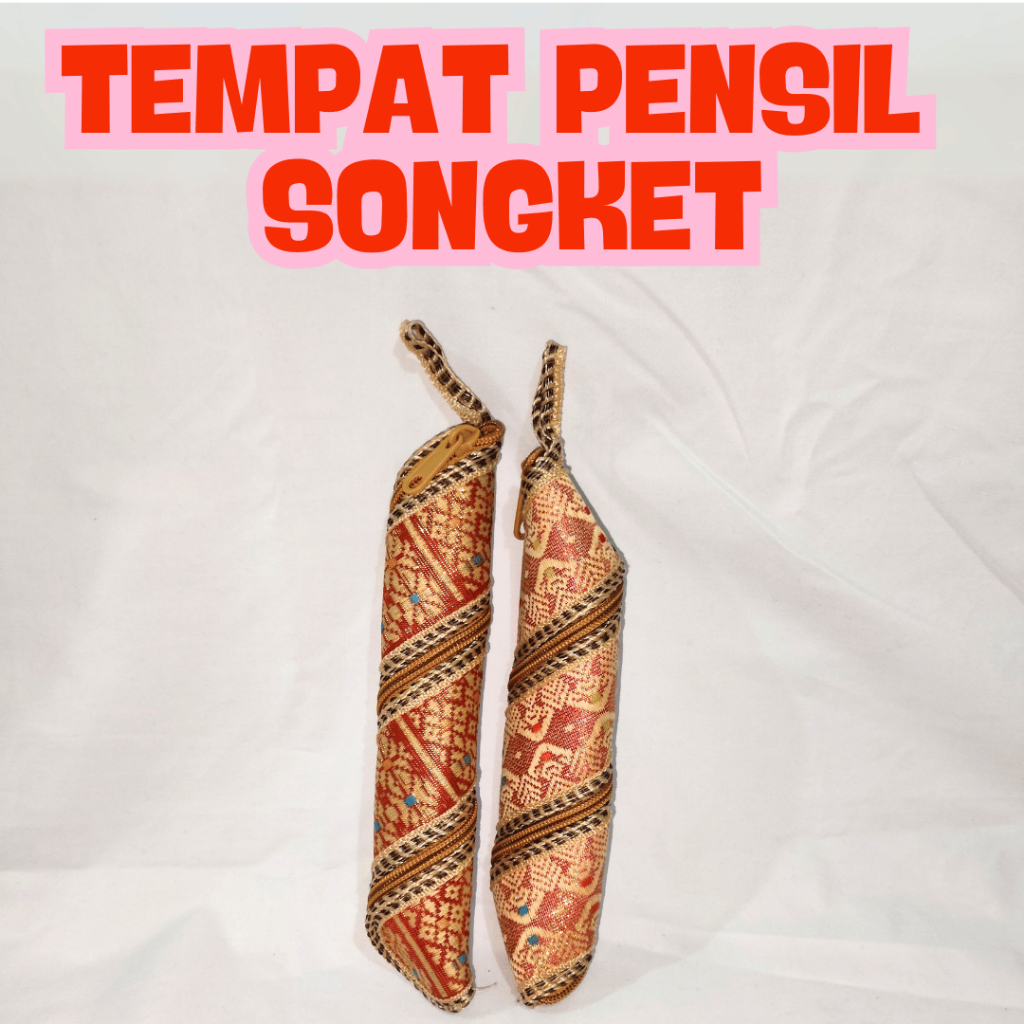 

TEMPAT PENSIL MOTIF SONGKET FULL RESLETING DARI ATAS SAMPAI BAWAH BISA DIBUKA