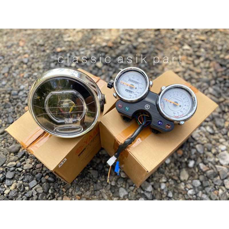 REFLEKTOR LAMPU BULAT RX KING PEREDAM SCORPIO SET SPEEDOMETER SPIDO BULAT