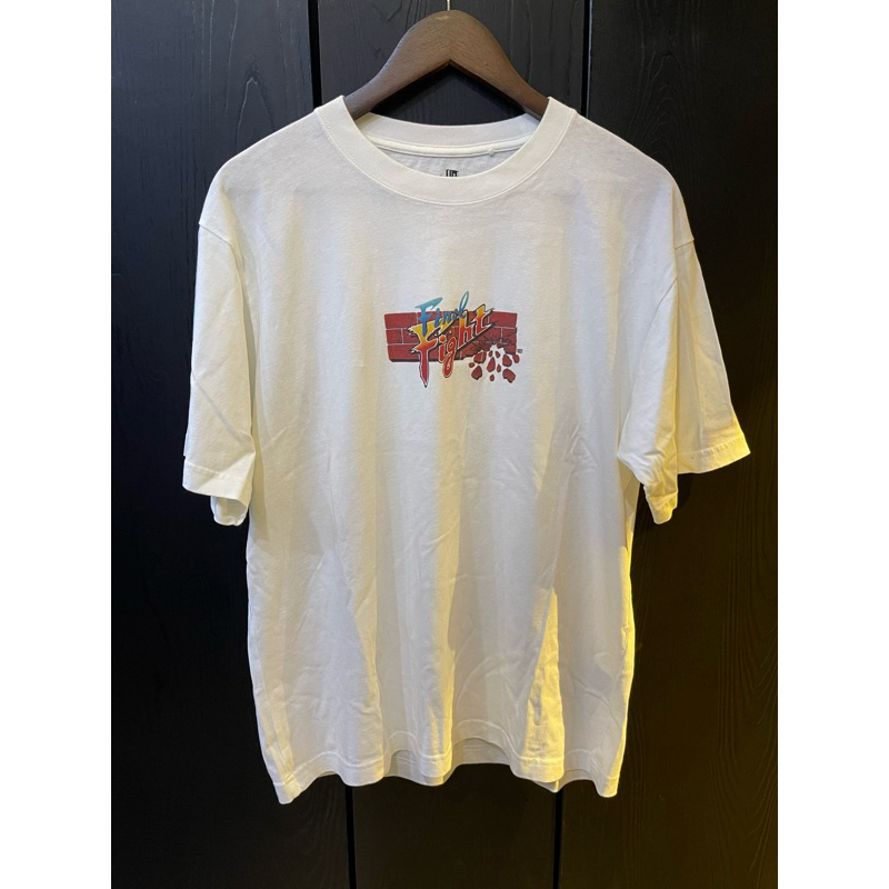 Uniqlo Oversize T-Shirt 40th Capcom White. 100% original. Size M. baju kaos oversize putih pria. 2nd