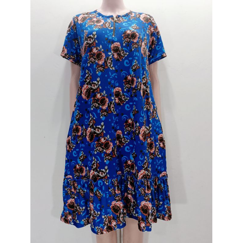 daster ruffle jersey korea jumbo /daster nagita jersey/dres nagita rufllee/standart