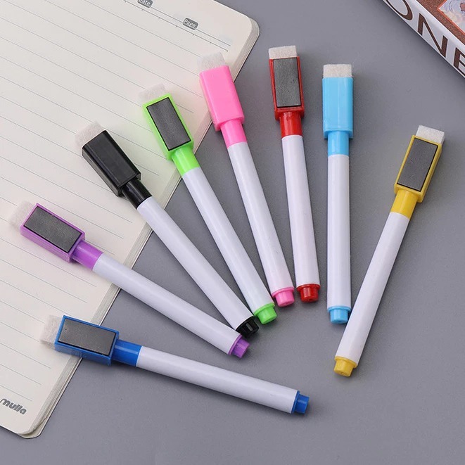 

Spidol Papan Tulis Mini Magnet Color White Board Sepidol Kecil Mini Magnetik Warna Warni Penghapus Wipe And Clean Whiteboard