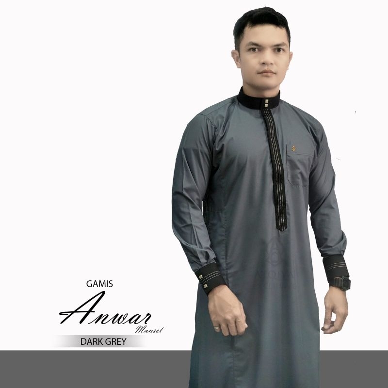 Ternbaru 2025 /Gamis Anwar/Atqiya exclusive/jubah muslim/pria