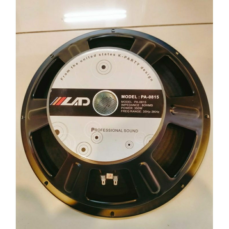 LAD komponen Speaker 15 inch PA-0815 Voice Coil 3inch