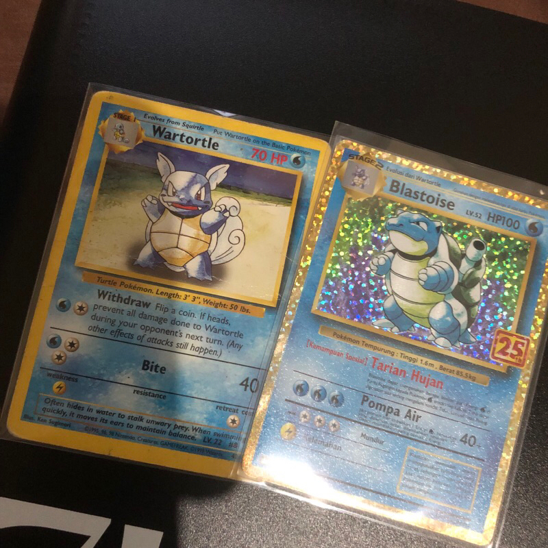 Blastoise 25th pokemon tcg indonesia