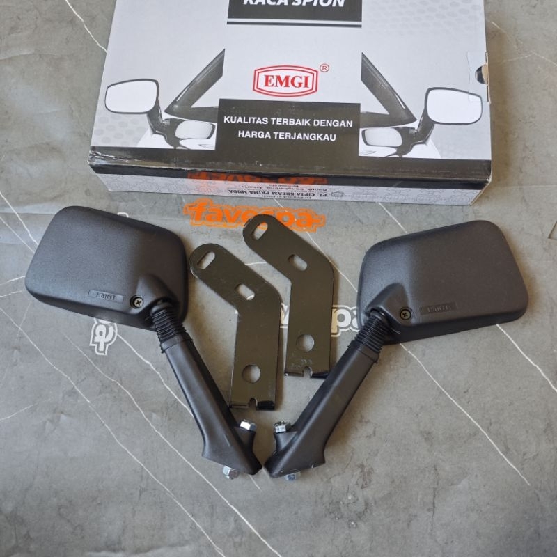 Spion Vespa Komplit Px Exclusive Original Emgi
