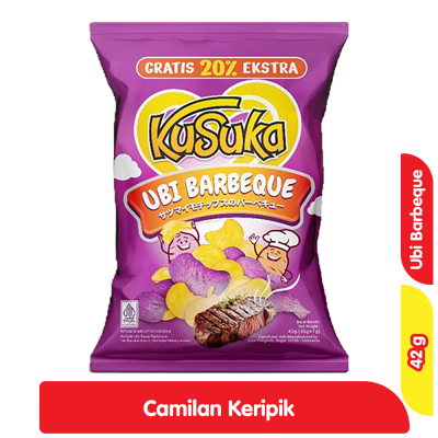 

KuSuka Keripik Ubi Barbeque 42 g / Singkong Barbekiu 60 g