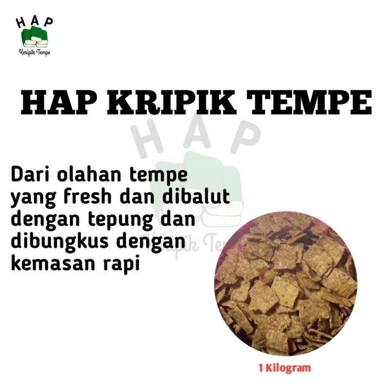 

KRIPIK TEMPE KRIUK HAP